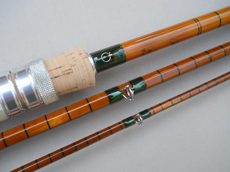 B James & Son “The Avocet” 3-piece 11’3” whole & split cane rod c1953-4 ...