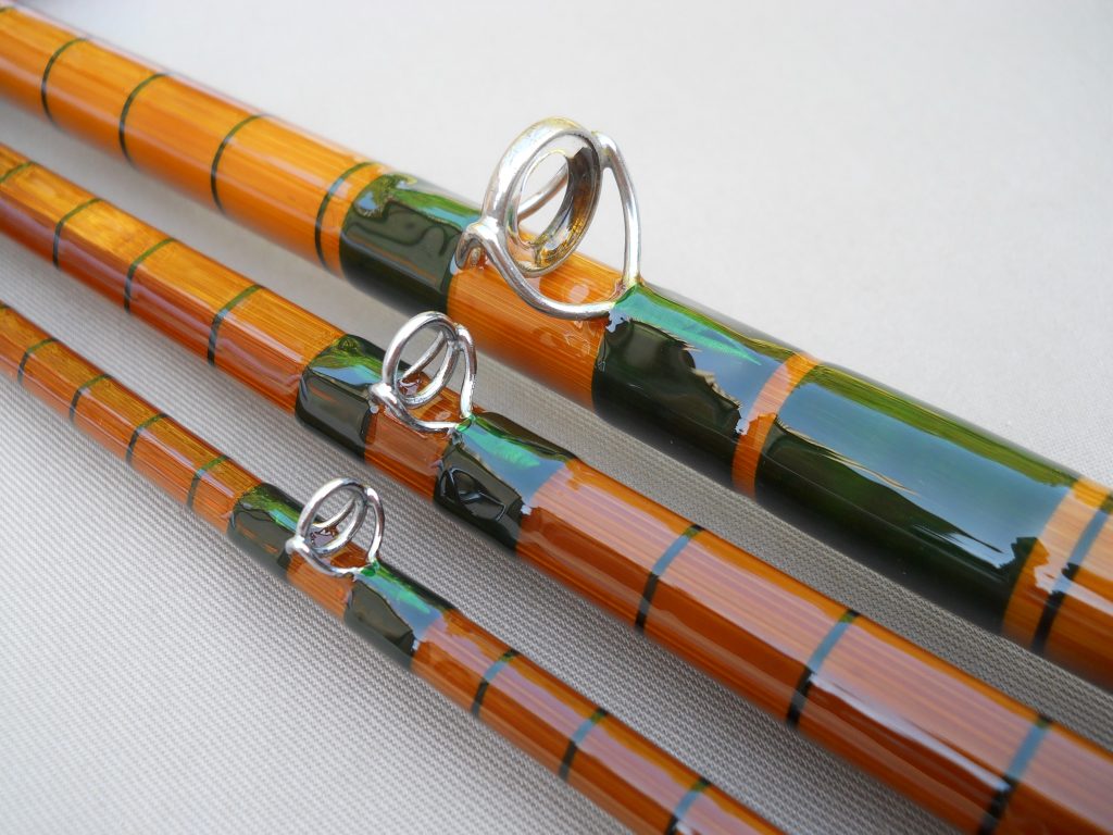 B James & Son “The Avocet” 3-piece 11’3” whole & split cane rod c1953-4 ...