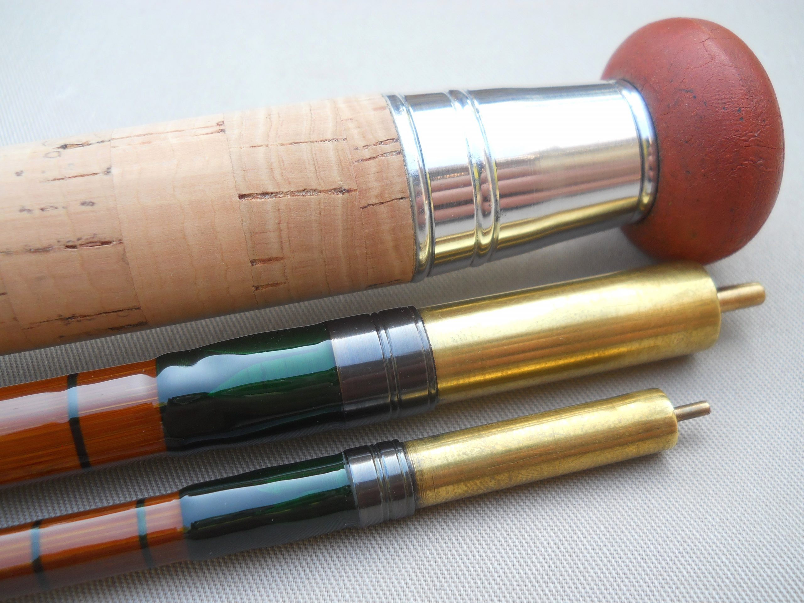 B James & Son “The Avocet” 3-piece 11’3” whole & split cane rod c1953-4 ...