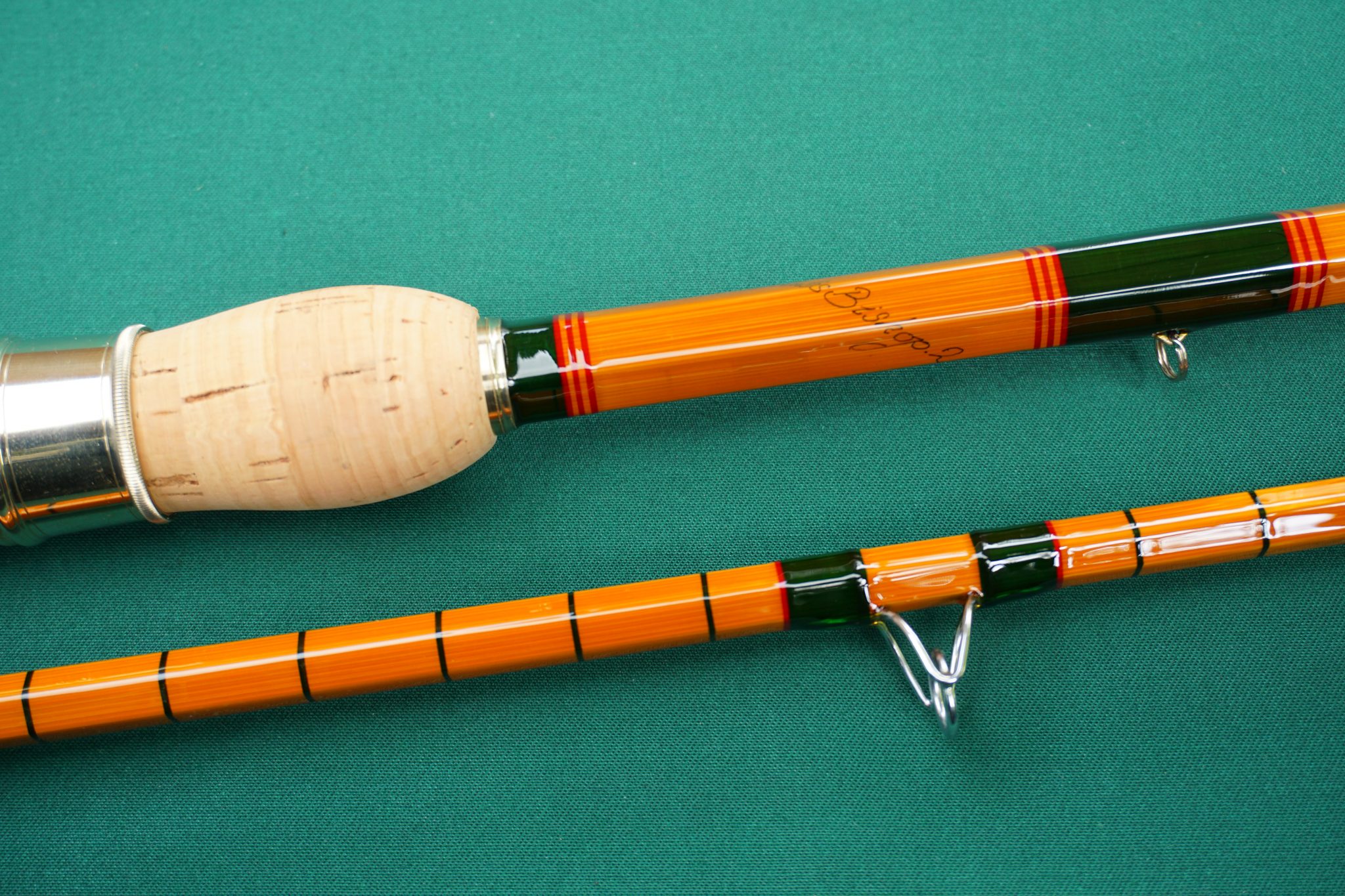 Chris Yates 'The 11' split cane carp rod. The Edward Barder