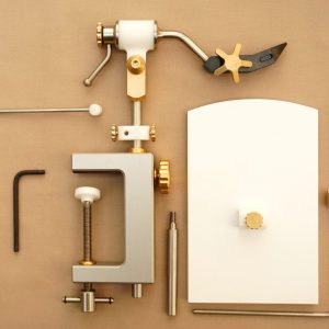 L.A.W. fly tying vice made by Lawrence Waldron in 2010. Mint unused condition.