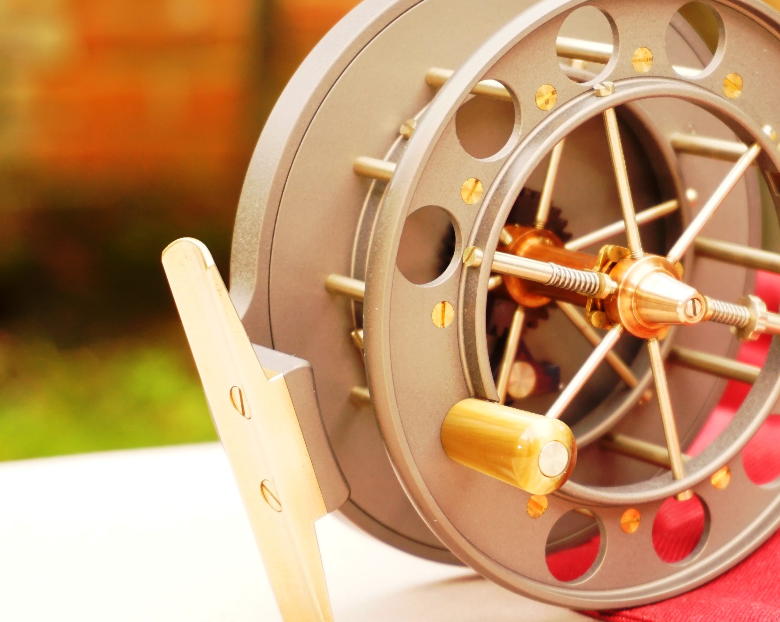 Chris Lythe 1915 Avon 4" Aerial centrepin reel. - Image 5