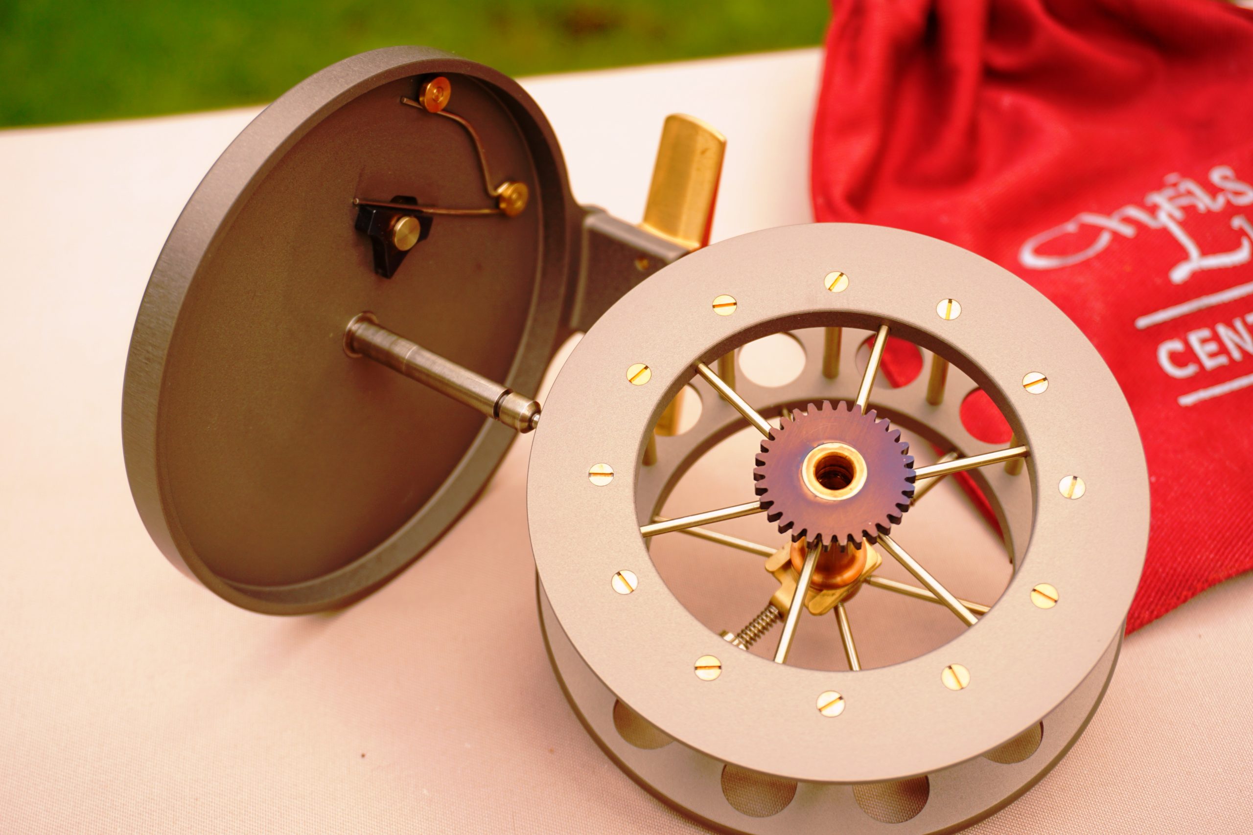 Chris Lythe 1915 Avon 4" Aerial centrepin reel. - Image 4