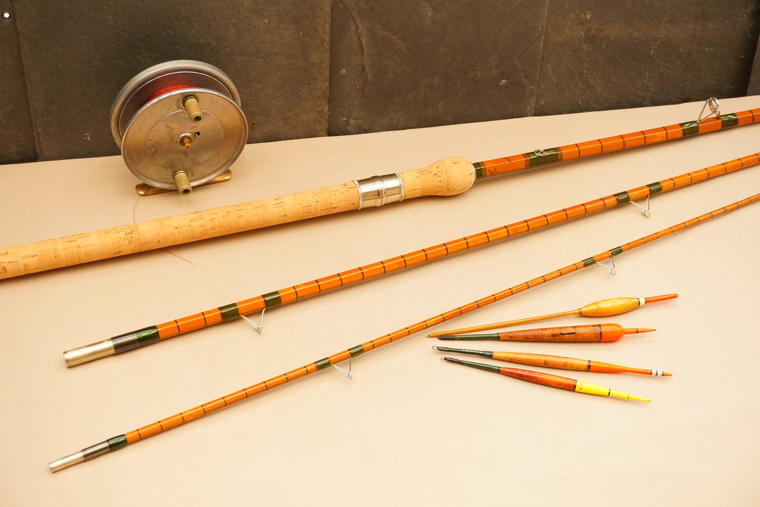 The Wallis Avon 11' 3-piece split cane rod. - Image 2