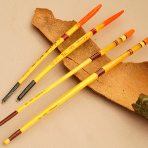 4 Colin Whitehouse turkey quill floats.