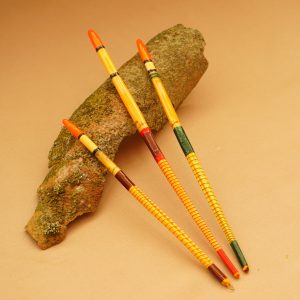 3 Colin Whitehouse turkey quill floats.