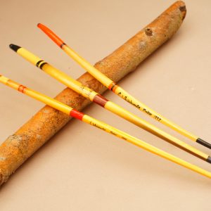 3 Colin Whitehouse goose quill floats.