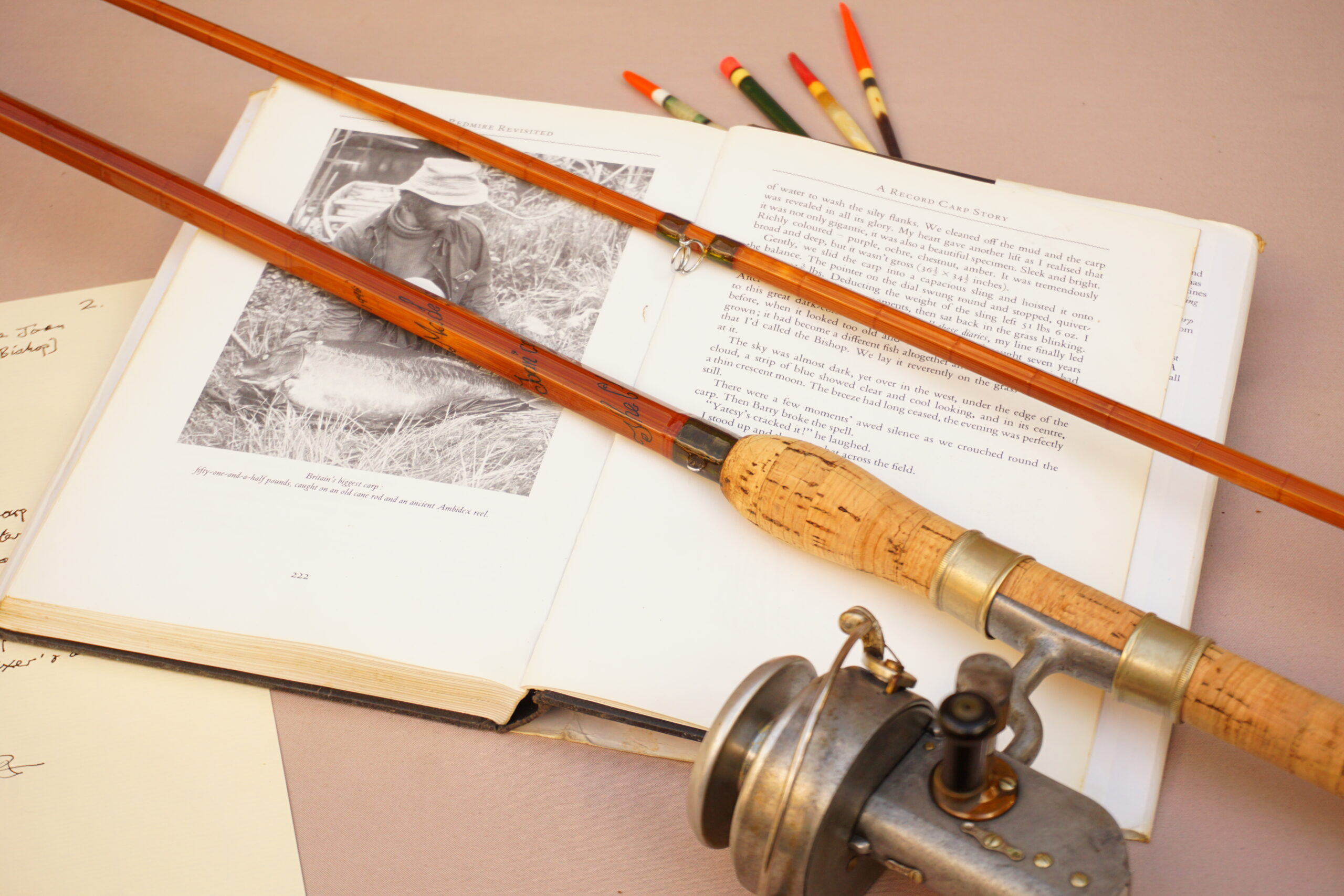 Chris Yates’s № 1 Bishop MK II 11’ 2-piece carp rod.
