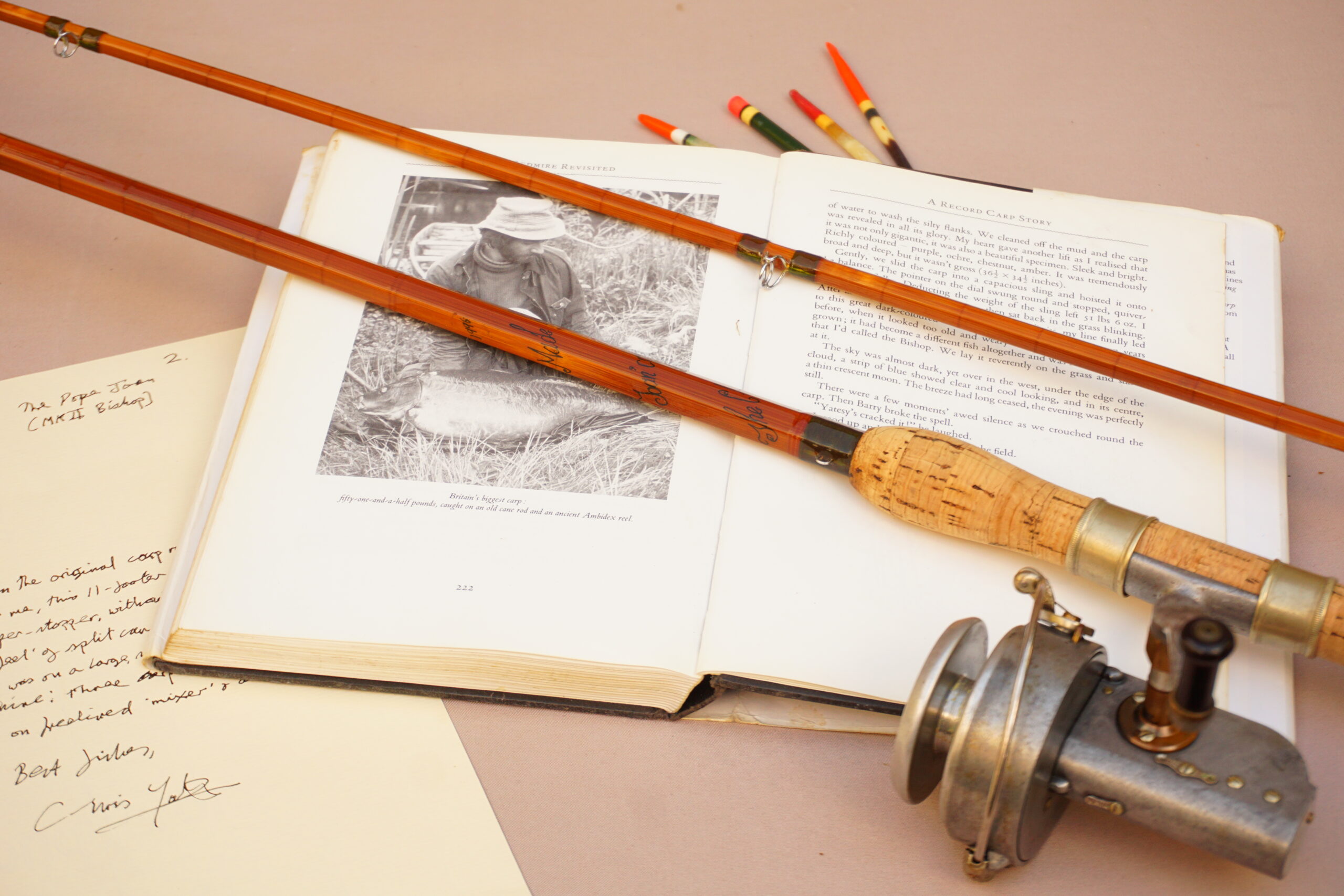 Chris Yates’s № 1 Bishop MK II 11’ 2-piece carp rod. - Image 8