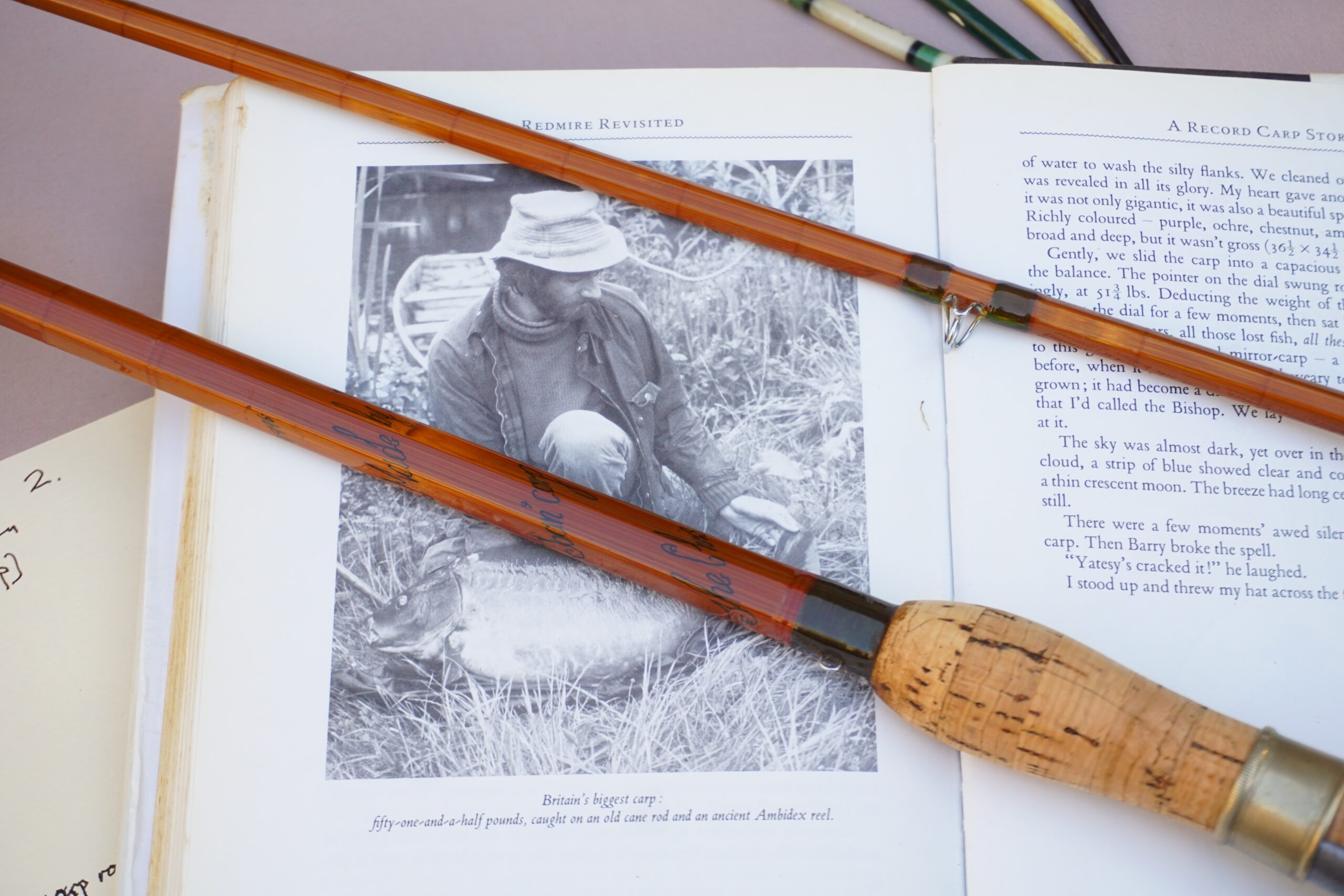 Chris Yates’s № 1 Bishop MK II 11’ 2-piece carp rod. - Image 7