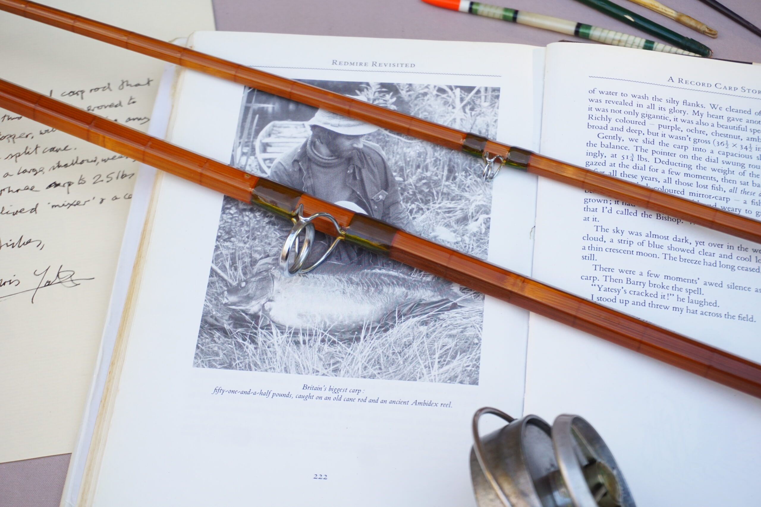 Chris Yates’s № 1 Bishop MK II 11’ 2-piece carp rod. - Image 6
