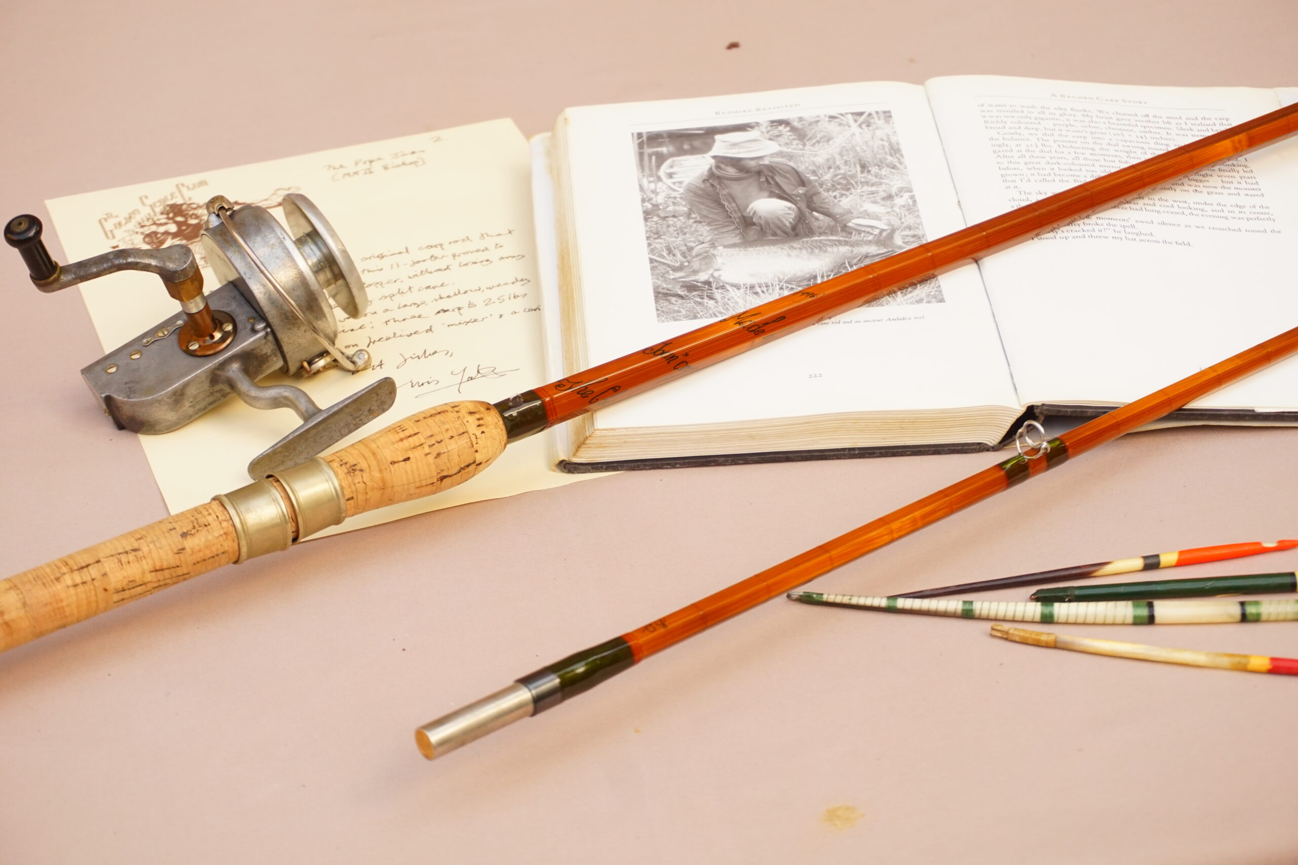 Chris Yates’s № 1 Bishop MK II 11’ 2-piece carp rod. - Image 2