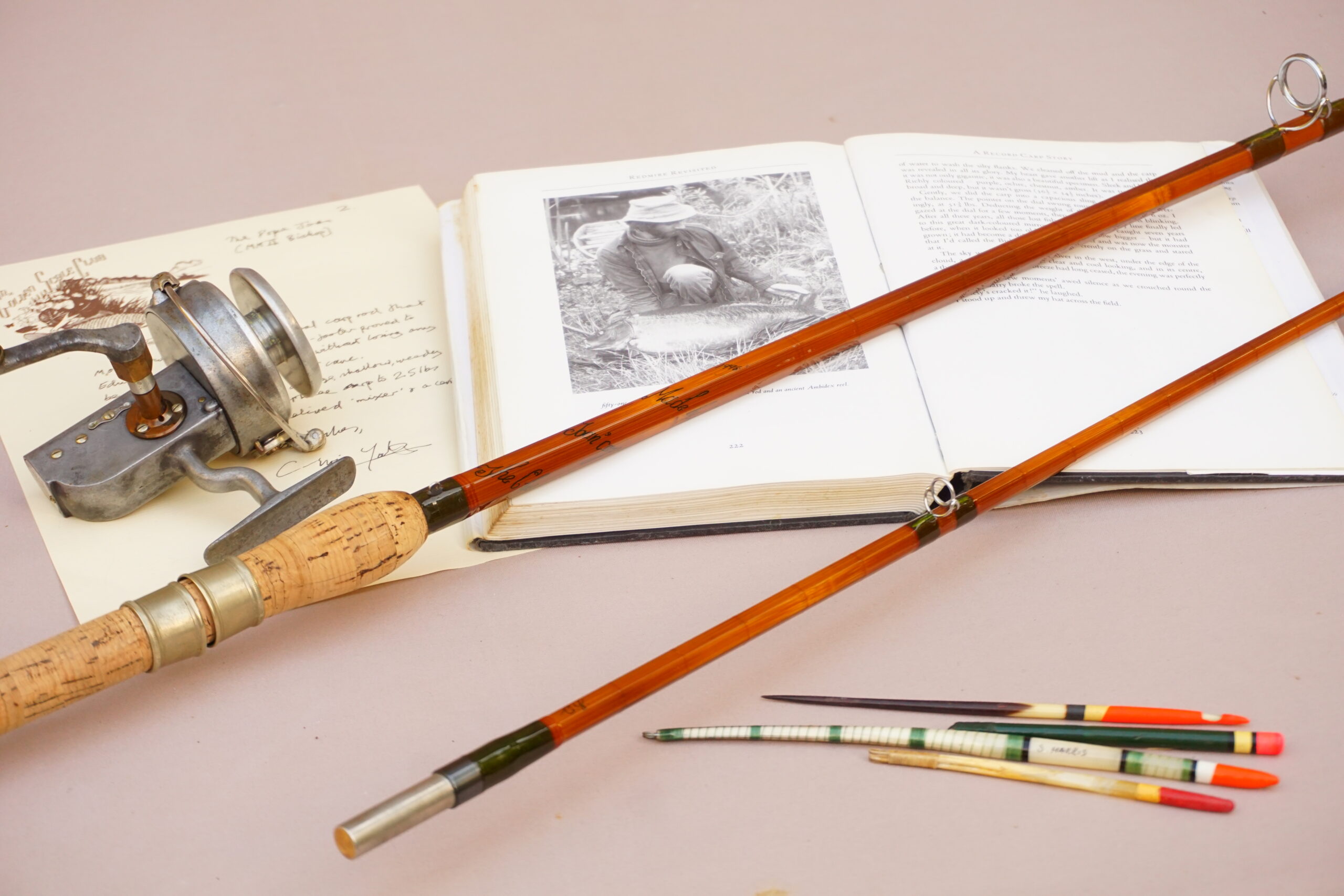 Chris Yates’s № 1 Bishop MK II 11’ 2-piece carp rod. - Image 3